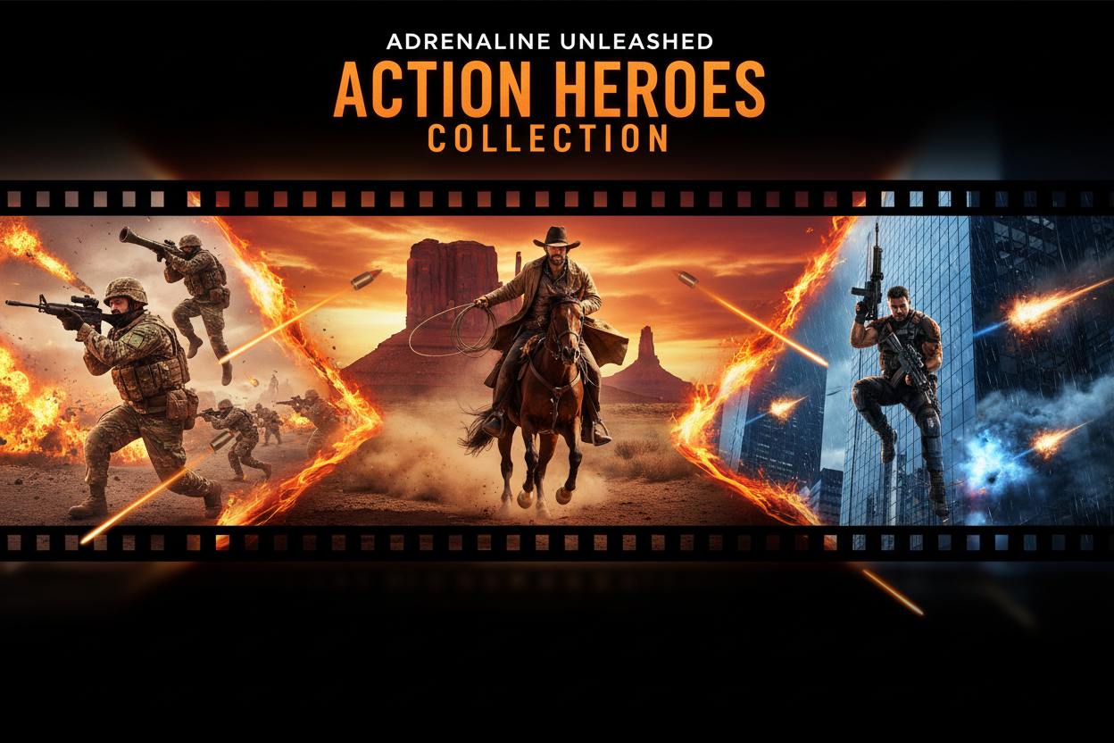 Welcome to the edge of your seat, because it's time to dive into the action. From classic westerns and war films to modern action hero adventures, it's all right here on Digital Movie Flix.