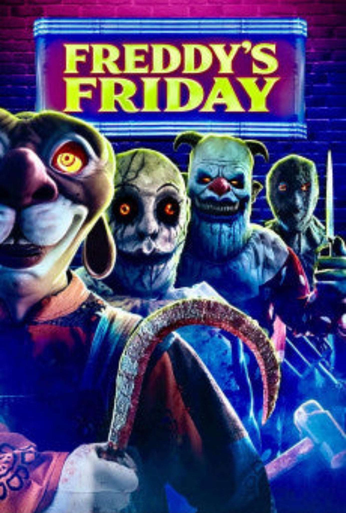 Freddy's Fridays R 2023 Action / Horror-1h 17m